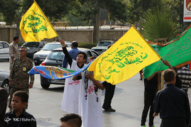 مراسم تشییع شهید مدافع حرم در شیراز‎
