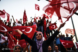 اجتماع بزرگ حامیان اردوغان در استانبول
