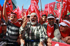 اجتماع بزرگ حامیان اردوغان در استانبول
