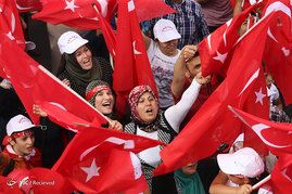 اجتماع بزرگ حامیان اردوغان در استانبول

