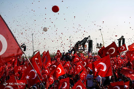 اجتماع بزرگ حامیان اردوغان در استانبول
