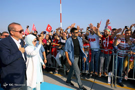 اجتماع بزرگ حامیان اردوغان در استانبول
