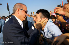 اجتماع بزرگ حامیان اردوغان در استانبول
