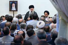 دیدار وزیر، معاونان و مدیران وزارت اطلاعات با رهبر معظم انقلاب