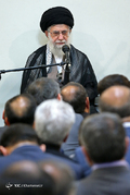 دیدار وزیر، معاونان و مدیران وزارت اطلاعات با رهبر معظم انقلاب