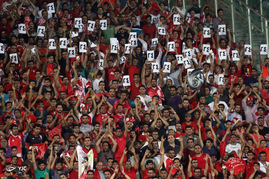 دیدار تیم های فوتبال پرسپولیس و صبا
