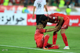 دیدار تیم های فوتبال پرسپولیس و صبا

