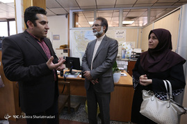 حضور علی یزدانی مدیر عامل شهرک های صنعتی کشور در باشگاه خبرنگاران جوان
