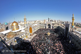 آیین نقاره زنی صبح میلاد امام رضا علیه السلام