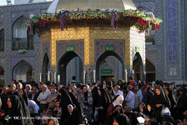 آیین نقاره زنی صبح میلاد امام رضا علیه السلام