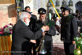 آیین نقاره زنی صبح میلاد امام رضا علیه السلام