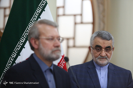 دیدار لاریجانی با رییس مجلس عراق