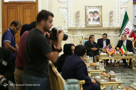 دیدار روسای مجلس ایران و مالزی