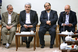 دیدار رئیس جمهور و اعضای هیأت دولت با رهبر معظم انقلاب
