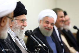 دیدار رئیس جمهور و اعضای هیأت دولت با رهبر معظم انقلاب
