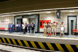 بهره برداری از ایستگاه متروی شهید آوینی - شیراز‎
