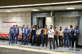 بهره برداری از ایستگاه متروی شهید آوینی - شیراز‎
