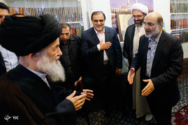 ديدار رئيس رسانه ملی با آیت الله علوی گرگانی