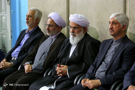 دیدار خانواده‌های شهدای منا با رهبر معظم انقلاب

