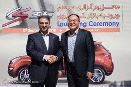 مراسم ورود به بازار خودروی CS35‎	
