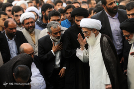 تشییع پیکر پنج شهید مدافع حرم در قم

