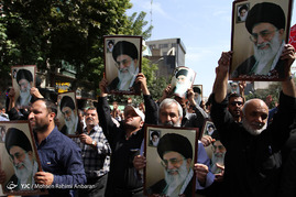راهپیمایی نمازگزاران جمعه در انزجار علیه جنایات آل سعود - مشهد
