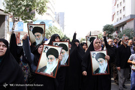 راهپیمایی نمازگزاران جمعه در انزجار علیه جنایات آل سعود - مشهد
