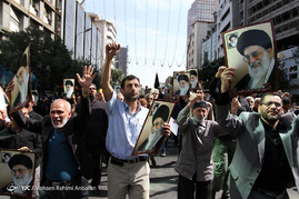 راهپیمایی نمازگزاران جمعه در انزجار علیه جنایات آل سعود - مشهد
