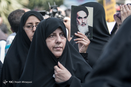 راهپیمایی نمازگزاران در سالگرد فاجعه منا