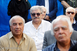 تشییع پیکر استاد فرهنگ شریف  نوازنده پیشکسوت تار از تالار وحدت