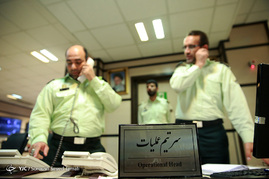 بازدید تعدادی از نمایندگان مجلس از مرکز فرماندهی نیروی انتظامی تهران بزرگ‎
