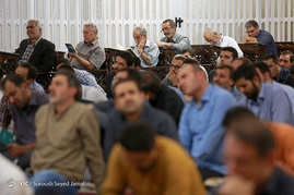 آغاز مراسم دعای عرفه در مسجد بلال