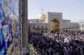 مراسم دعای عرفه در حرم مطهر رضوی	
