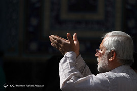 مراسم دعای عرفه در حرم مطهر رضوی	
