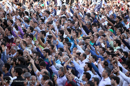 مراسم دعای عرفه در حرم مطهر رضوی	
