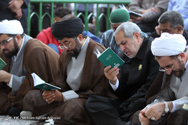 مراسم دعای عرفه در حرم مطهر رضوی