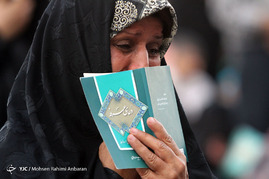 مراسم دعای عرفه در حرم مطهر رضوی