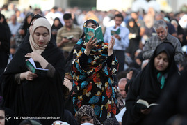 مراسم دعای عرفه در حرم مطهر رضوی