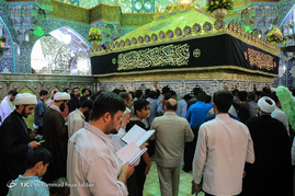 مراسم دعای عرفه در حرم حضرت معصومه(س‎)
