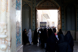 مراسم دعای عرفه در حرم شاهچراغ(ع) - شیراز‎
