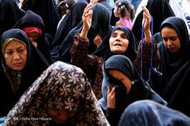 مراسم دعای عرفه در حرم شاهچراغ(ع) - شیراز‎
