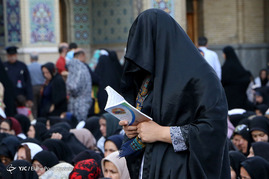 مراسم دعای عرفه در حرم شاهچراغ(ع) - شیراز‎
