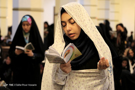 مراسم دعای عرفه در حرم شاهچراغ(ع) - شیراز‎
