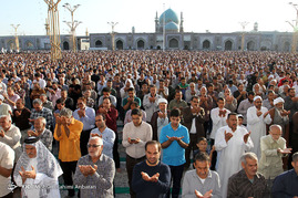 اقامه نمازعید سعید قربان در حرم امام رضا علیه السلام
