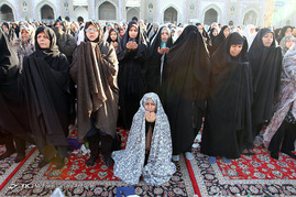 اقامه نمازعید سعید قربان در حرم امام رضا علیه السلام
