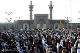 اقامه نمازعید سعید قربان در حرم امام رضا علیه السلام
