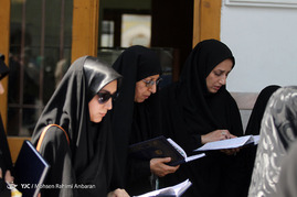 تشییع پیکر سه شهید مدافع حرم در مشهد