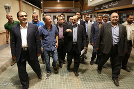 بازدید رئیس رسانه ملی از برنامه های در حال ضبط سیما‎
