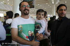 استقبال از ساره جوانمردی قهرمان رقابتهای تیراندازی پارالمپیک ریو 2016 - شیراز
