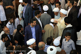 مراسم عمامه گذاری طلاب درقم

